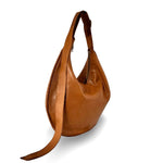 LABEL17 presents the Saddle Bag Ivy in Cognac, made of supple Lamb-Nappaleather