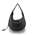 LABEL17 presents the Saddle Bag Tresse in Plum, made of supple, hand-braided Lamb-Nappaleather