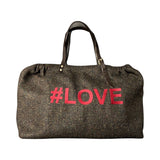 Shoulder Bag Elastique Original Harris Tweed | Green
