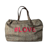Shoulder Bag Elastique Original Harris Tweed | Green