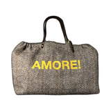Shoulder Bag Elastique Original Harris Tweed | Green