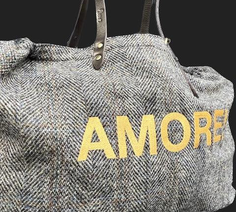 Shoulder Bag Elastique Original Harris Tweed - Label 17 New