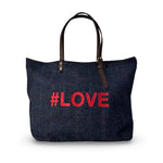 The LABEL17 Shoulder Bag is made of Original Harris Tweed and embroidered with the word #LOVE