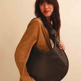 Shoulder Bag Saddle Ivy | Darkbrown 