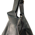 LABEL17 presents the Saddle Bag Ivy in Black, made of supple Lamb-Nappaleather