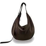 LABEL17 presents the Saddle Bag Ivy in Darkbrown, made of supple Lamb-Nappaleather