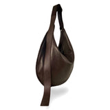 LABEL17 presents the Saddle Bag Ivy in Darkbrown, made of supple Lamb-Nappaleather