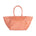 LABEL17 Shoulder Bag  Tresse: Leichte Schultertasche, von Hand geflochten, geschmeidiges, pflanzlich gegerbtes Lamm-Nappaleder, Farbe brick