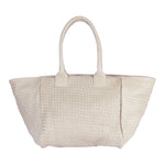 LABEL17 Shoulder Bag  Tresse: Leichte Schultertasche, von Hand geflochten, geschmeidiges, pflanzlich gegerbtes Lamm-Nappaleder, Farbe sage