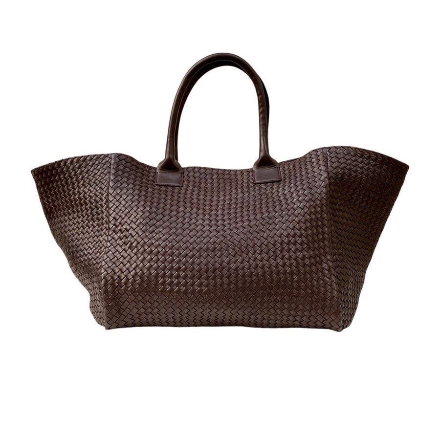 Shoulder Bag Tresse XL | Darkbrown