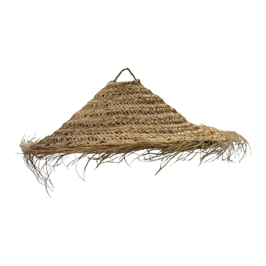 Flat Straw Lampshade