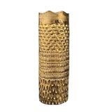 Die Vase Chacha tall von LABEL17 ist aus Keramik und vergoldet