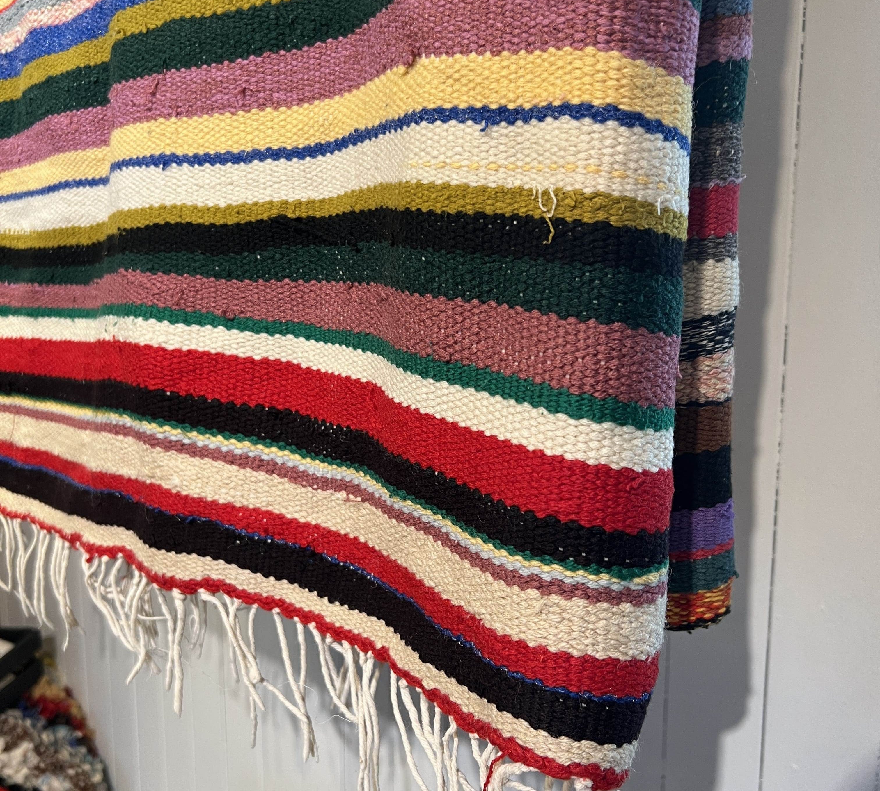 Vintage Haik Berber Blanket, 270 x 180 cm by LABEL17