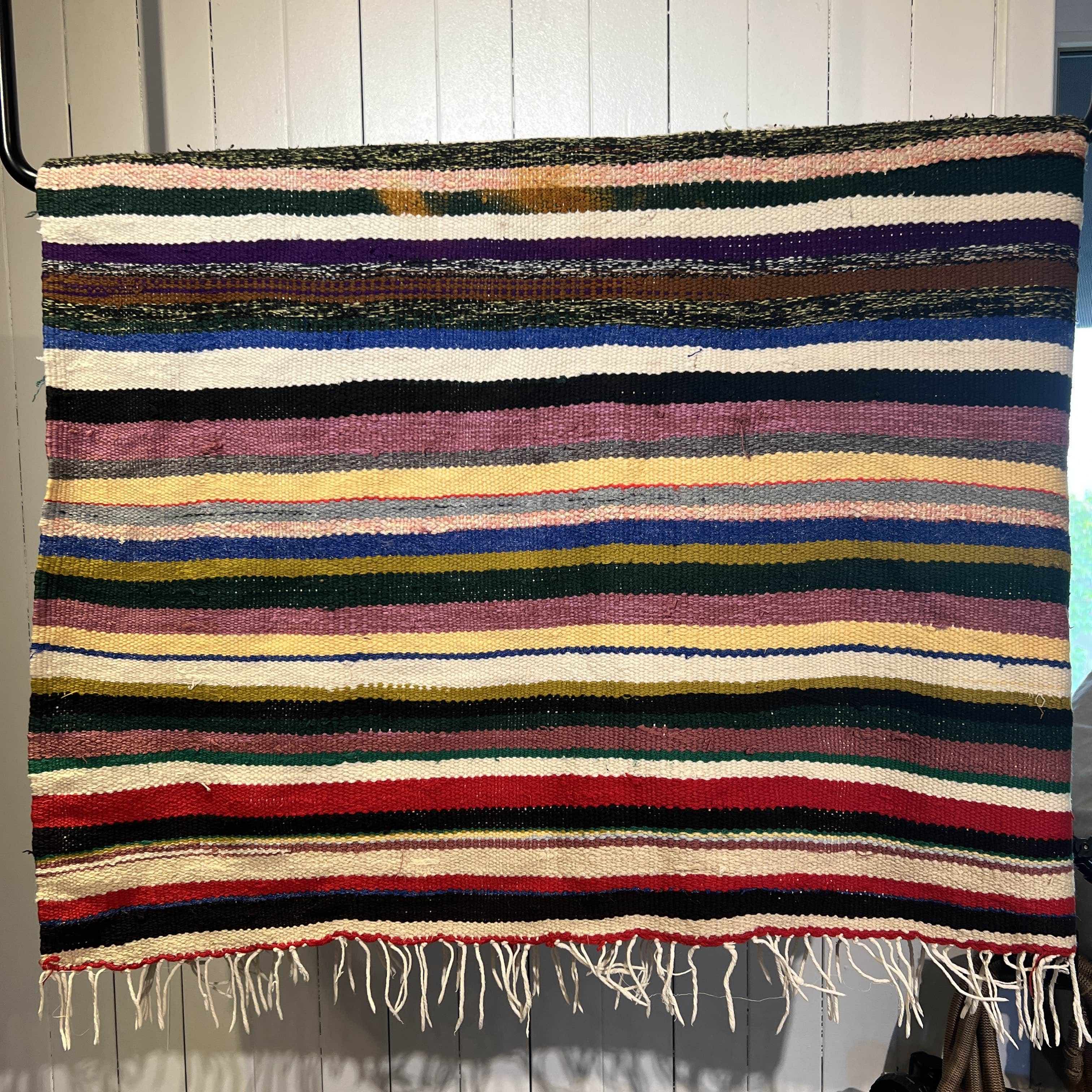 Vintage Haik Berber Blanket, 270 x 180 cm by LABEL17
