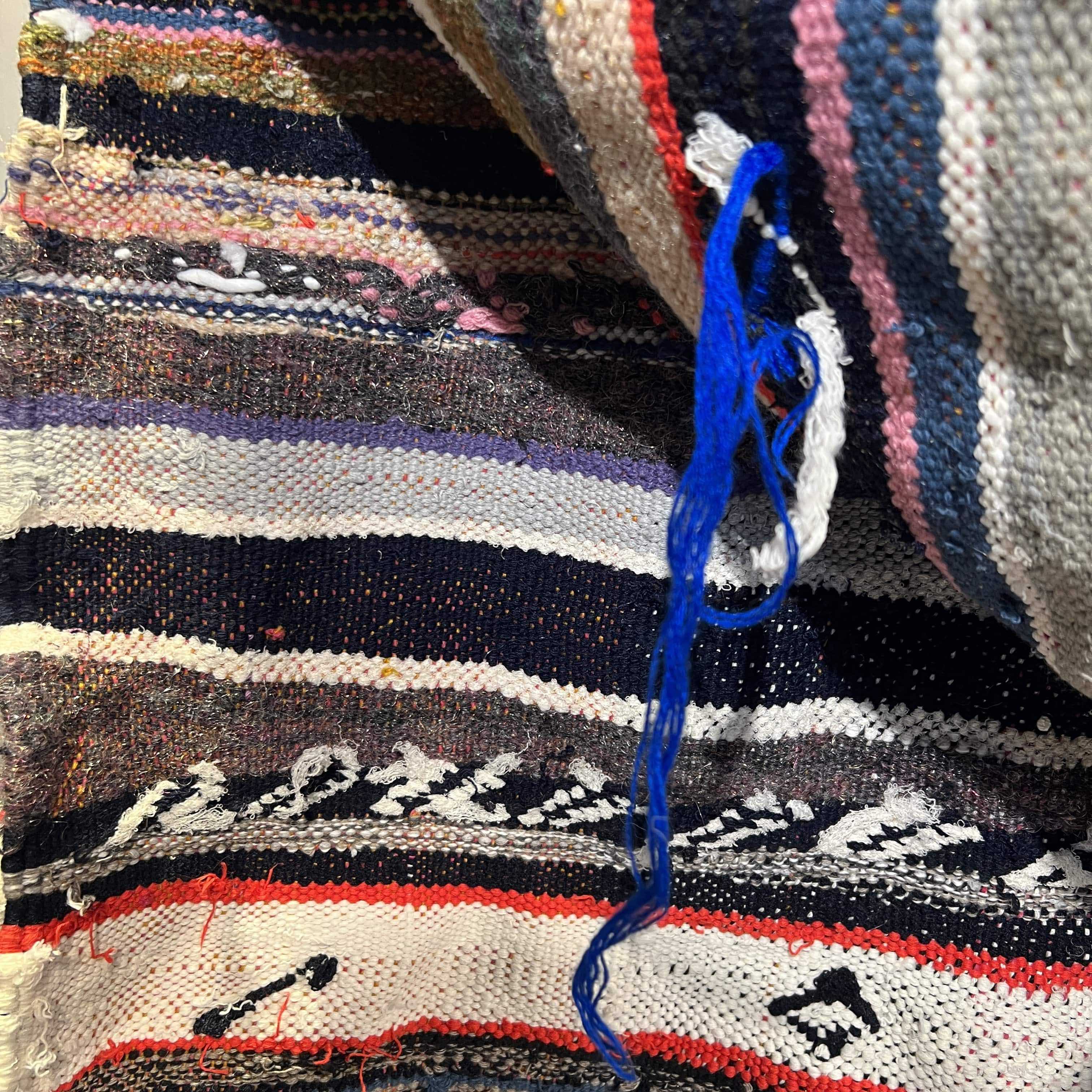Vintage Haik Berber Blanket, 280 x 140 cm by LABEL17