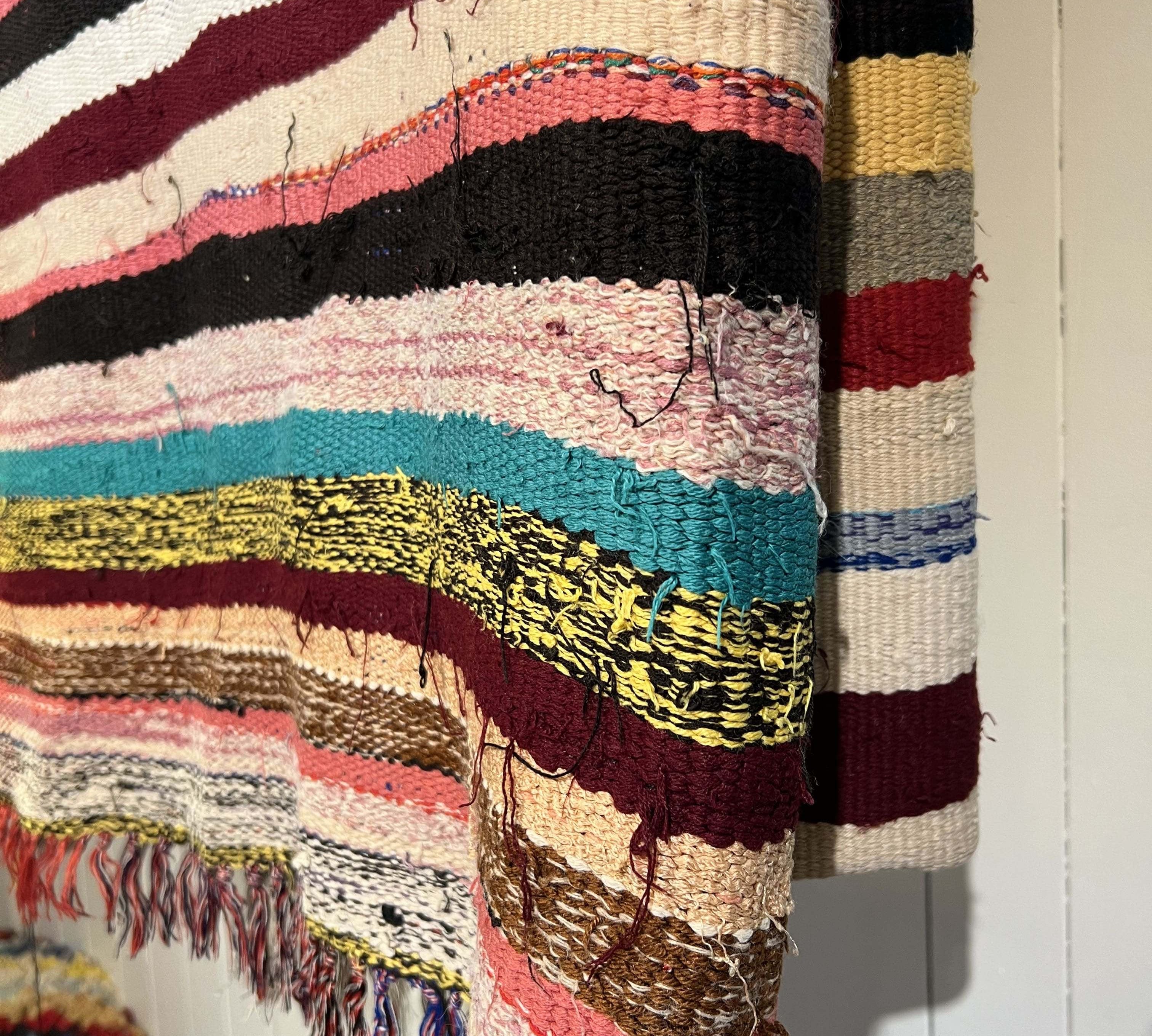 Vintage Haik Berber Blanket, 280 x 145 cm by LABEL17