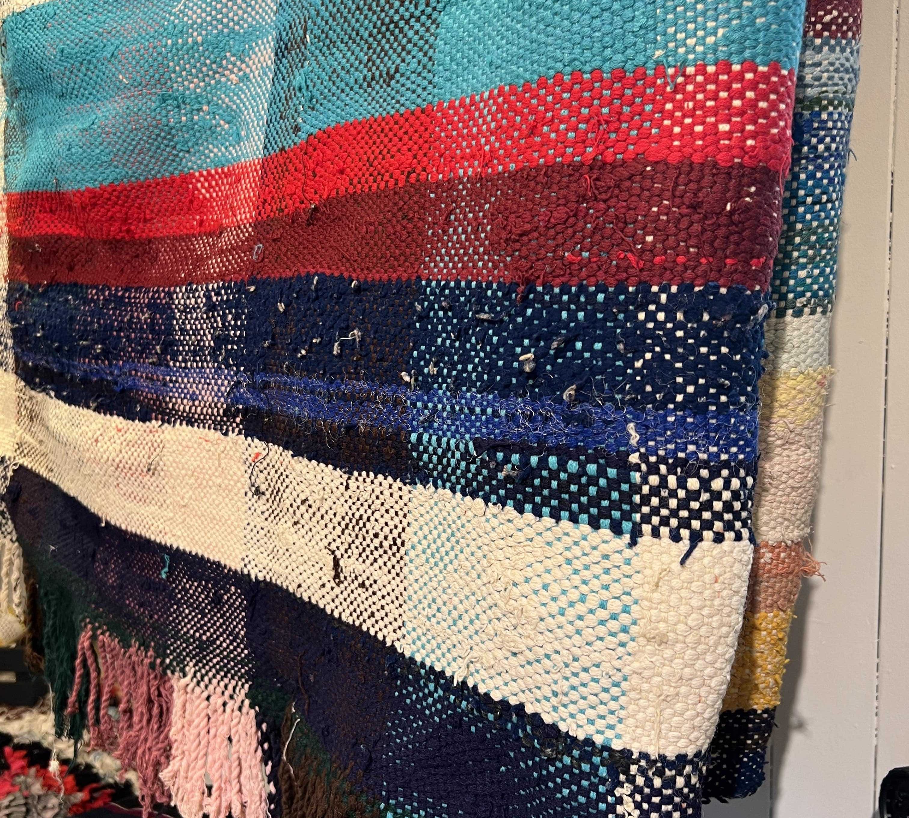 Vintage Haik Berber Blanket, 320 x 165 cm by LABEL17