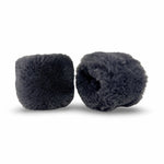 Wrist Warmer Shearling in Anthracite by LABEL17, Made in Switzerland 