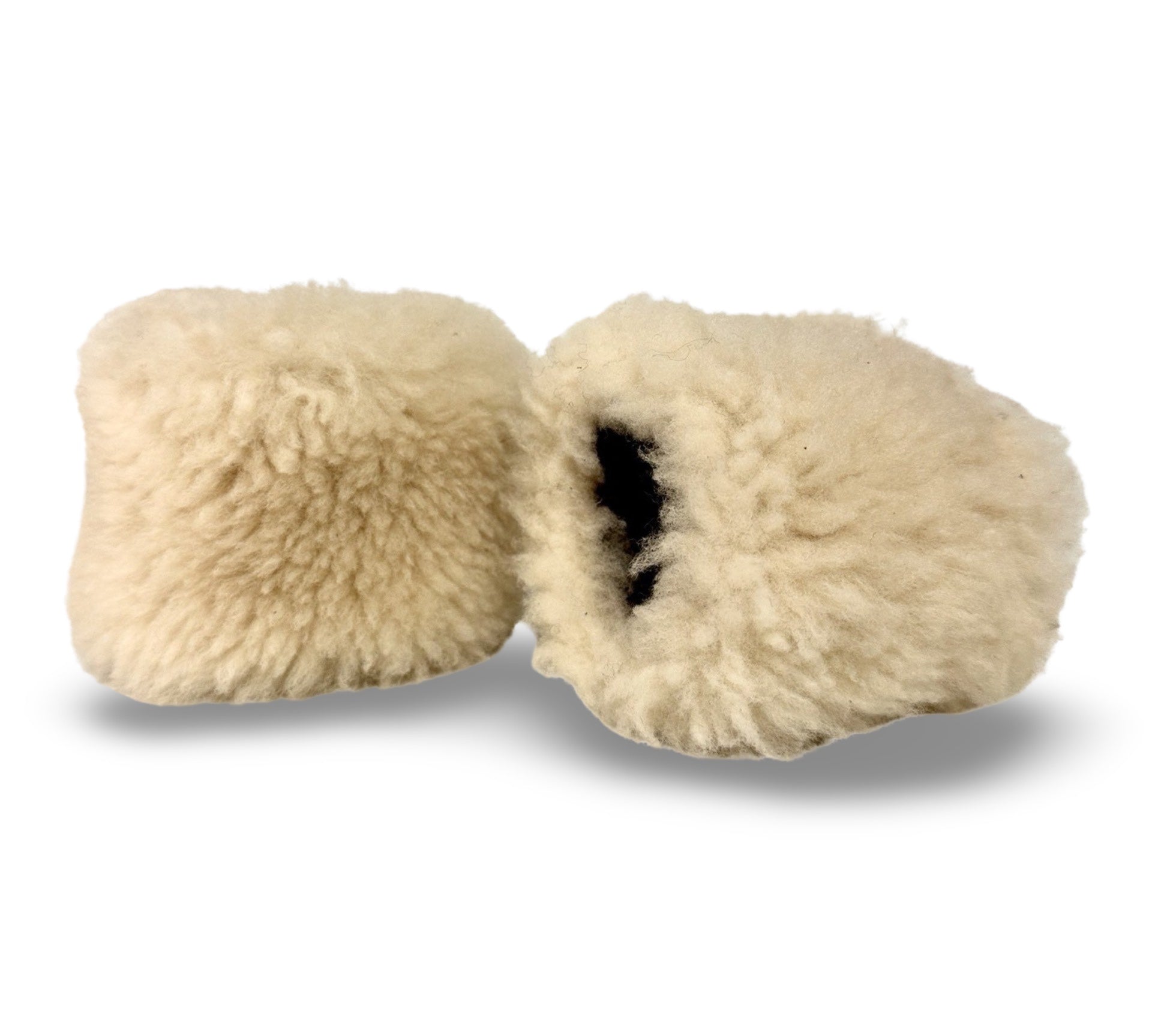Wrist Warmer Shearling in Nature Curly by LABEL17, Made in Switzerland 