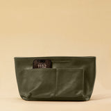 The Bag Organizer PENNY by LABEL17 is crafted from supple nappa leather and brings effortless style and order to large handbags. With integrated outer and inner compartments and a magnetic closure, it fits perfectly into our Shoulder Bag ORIGINAL.