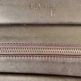 LABEL17 Handbag Tresse Medium Majestic aus geschmeidigem, pflanzlich gegerbtem Lamm-Nappaleder, von Hand geflochten, Black Zip