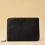 Style and Security, woven into one. The Braided Laptop Case 14 by LABEL17, combines hand-braided lamb nappa leather on the front with smooth leather on the back. Lightly padded, it holds laptops from 13” to 14” securely – with room for documents.
Also available for 15” and 16” devices.
Handmade in Morocco.