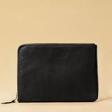 Style and Security, woven into one. The Braided Laptop Case 14 by LABEL17, combines hand-braided lamb nappa leather on the front with smooth leather on the back. Lightly padded, it holds laptops from 13” to 14” securely – with room for documents.
Also available for 15” and 16” devices.
Handmade in Morocco.