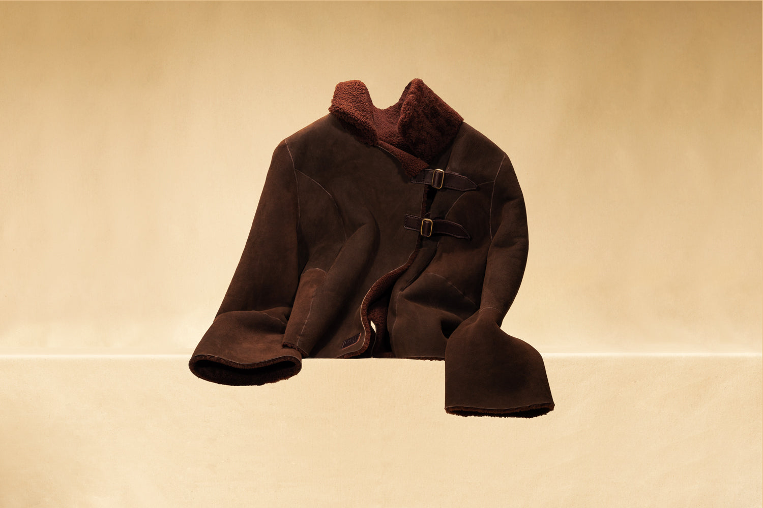 The Reversible Shearling Jacket DIDI is made in Switzerland