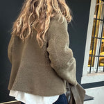 LABEL17 Reversible Shearling Jacket DIDI in Winter Moss, designed and made in Switzerland