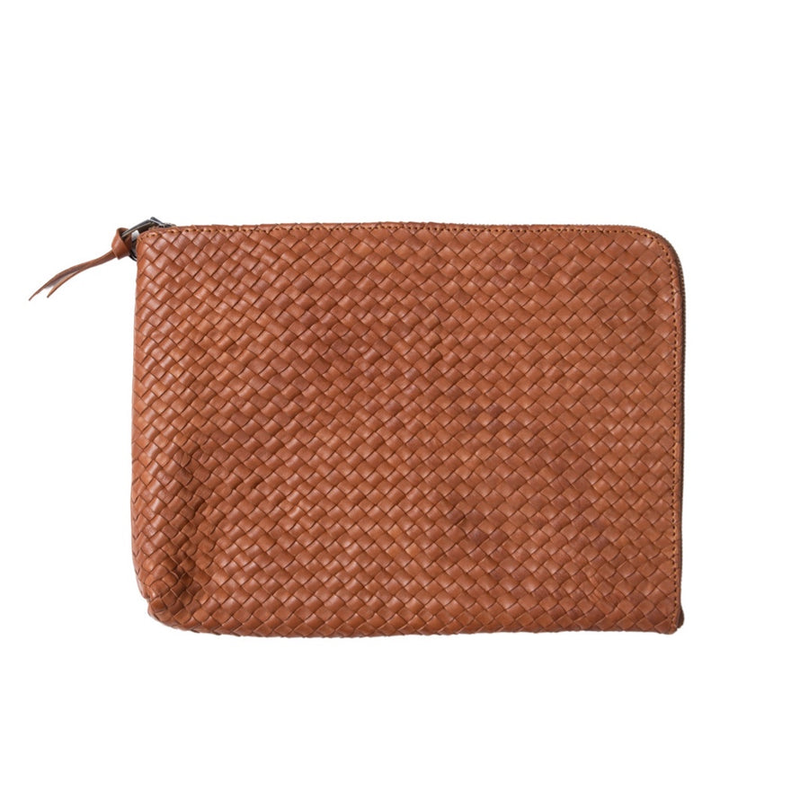 Laptop Case Tresse 13" - 14" | Cognac