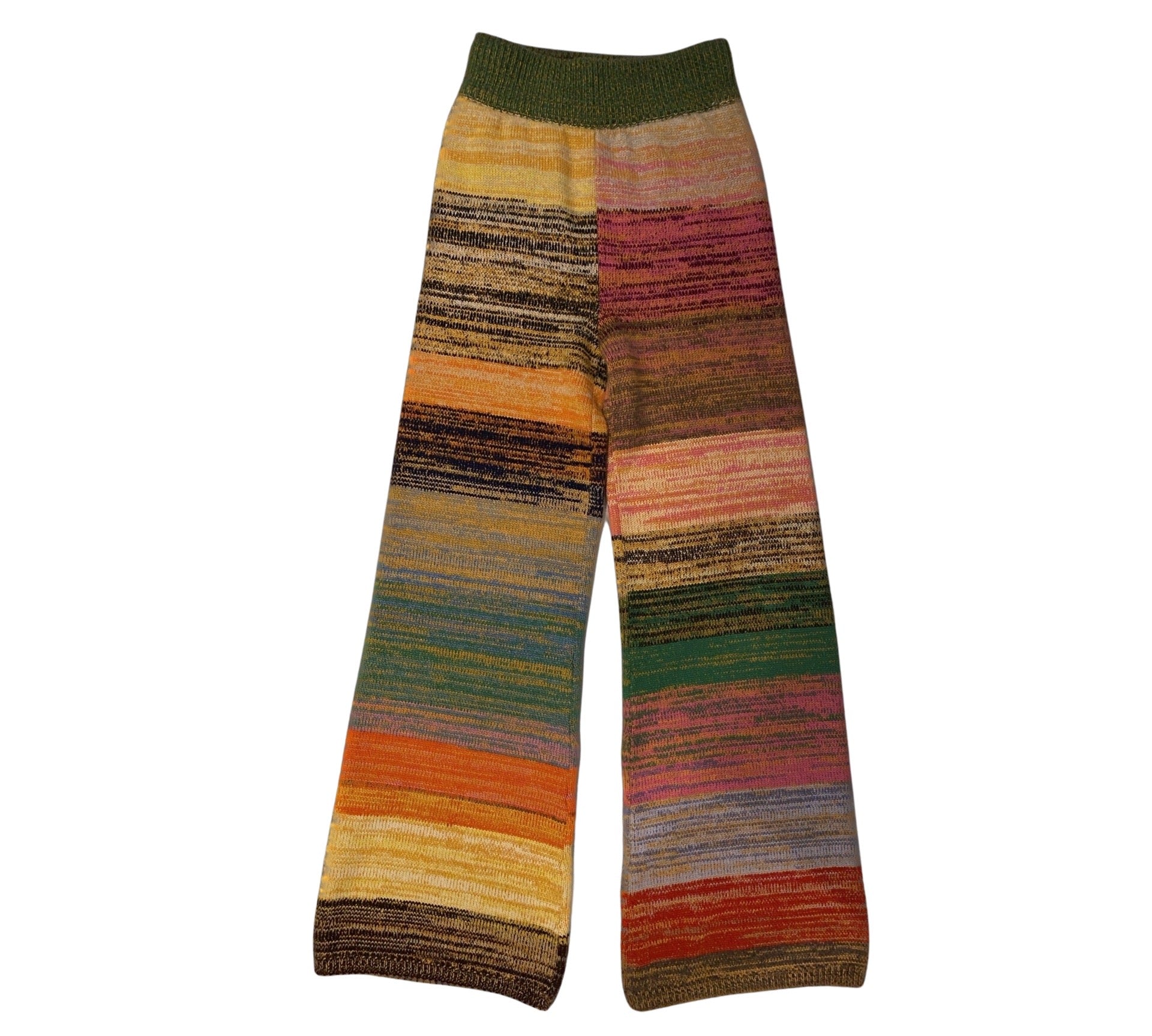 Hand knitted pants, pure Cashmere from buttertea x LABEL17, Made in Italy