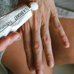 LA BRUKET's 305 Hinoki hand cream in a 70 ml tube. Produced in Sweden, available and in use at LABEL17 in Zurich Switzerland