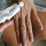 LA BRUKET's 305 Hinoki hand cream in a 70 ml tube. Produced in Sweden, available and in use at LABEL17 in Zurich Switzerland