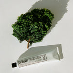 LA BRUKET's 305 Hinoki hand cream in a 70 ml tube. Produced in Sweden, available and in use at LABEL17 in Zurich Switzerland