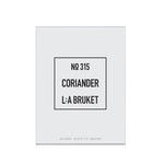 LA BRUKET 315 Coriander Candle, available at LABEL17, Zurich Seefeld