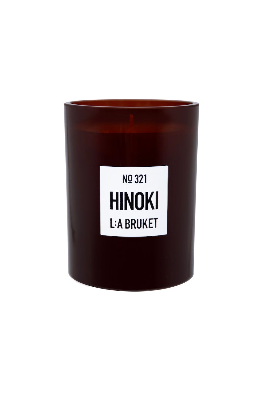 LA BRUKET 321 Hinoki Candle, available at LABEL17, Zurich Seefeld
