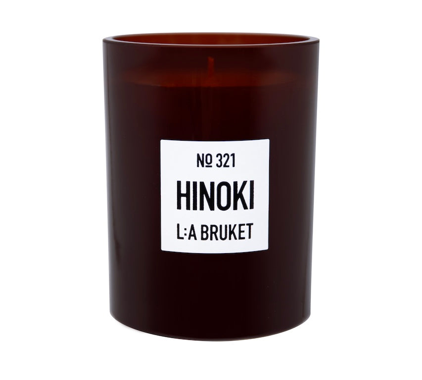 LA BRUKET 321 Hinoki Candle, available at LABEL17, Zurich Seefeld