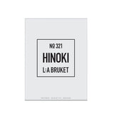 LA BRUKET 321 Hinoki Candle, available at LABEL17, Zurich Seefeld