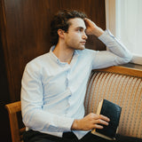 Maison Metzger 1888 M2 Premium Oxford Shirt with Pocket | Skyblue