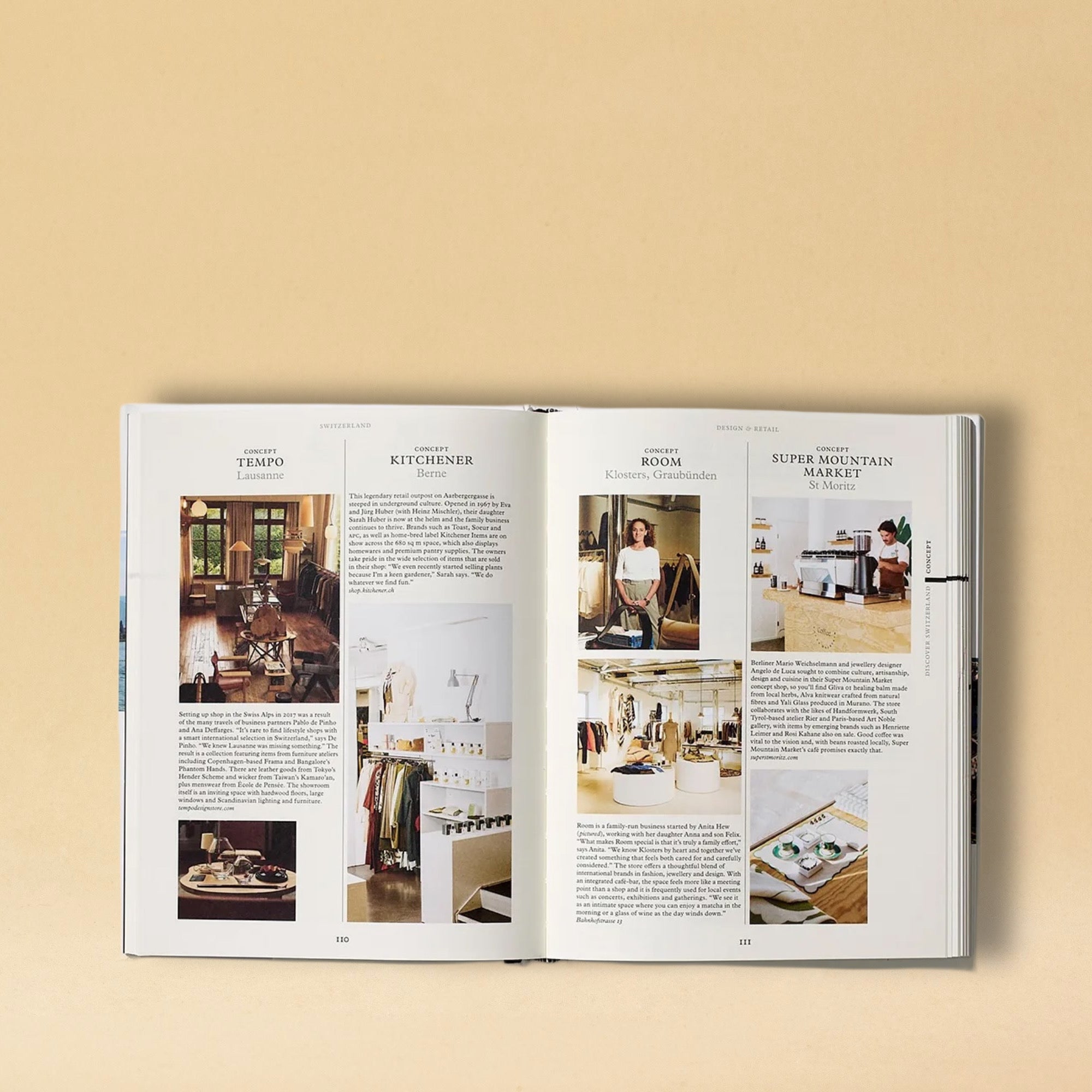 Monocle Handbook Switzerland featuring LABEL17 Leather Goods, Inside page 110