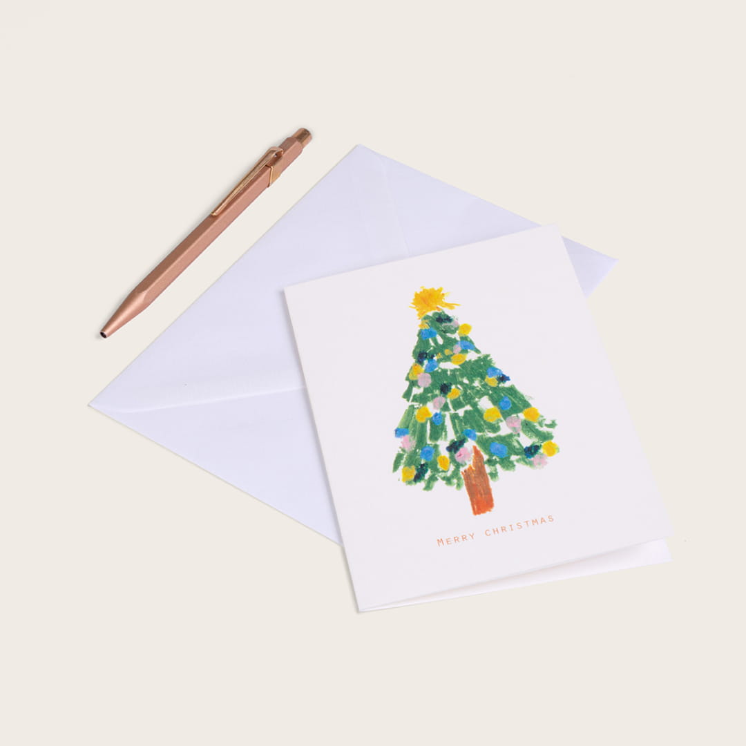 Merry Christmas Card by Season Paper at LABEL17, produced in France