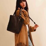 Shoulder bag ABBIE | Darkbrown SS25