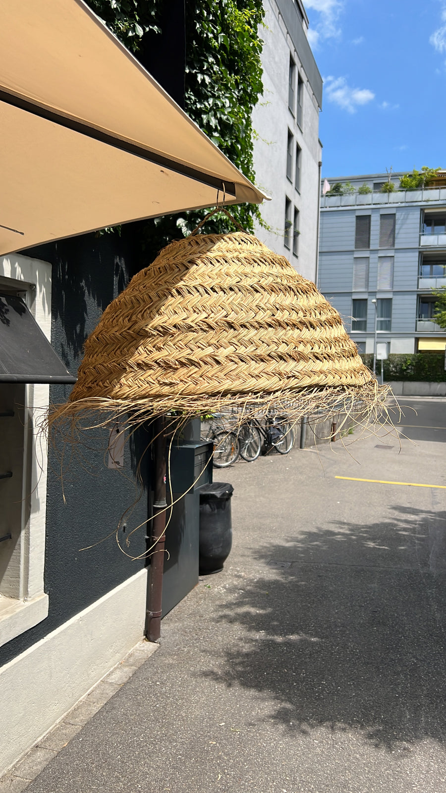 Straw Lampshade