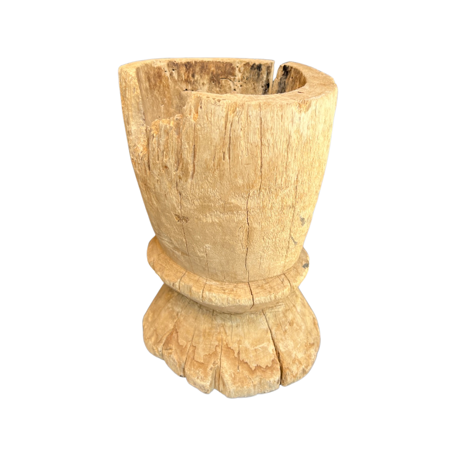 Antique Wooden Pot