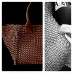 LABEL17 presents the hand-braiding of the Lamb-Nappaleather for the Shoulderbags, Made in Morocco