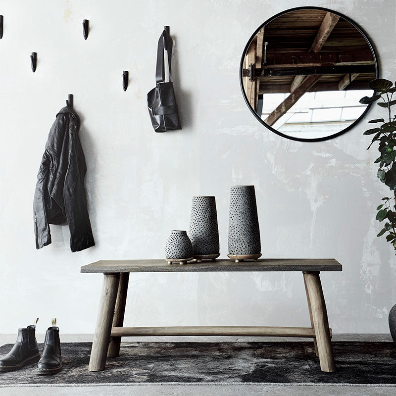 Lantern Tea Light Oria, Grey, Muubs, LABEL17