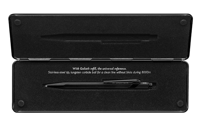 Caran d'Ache, Pen 849, Black Code - Label 17 New