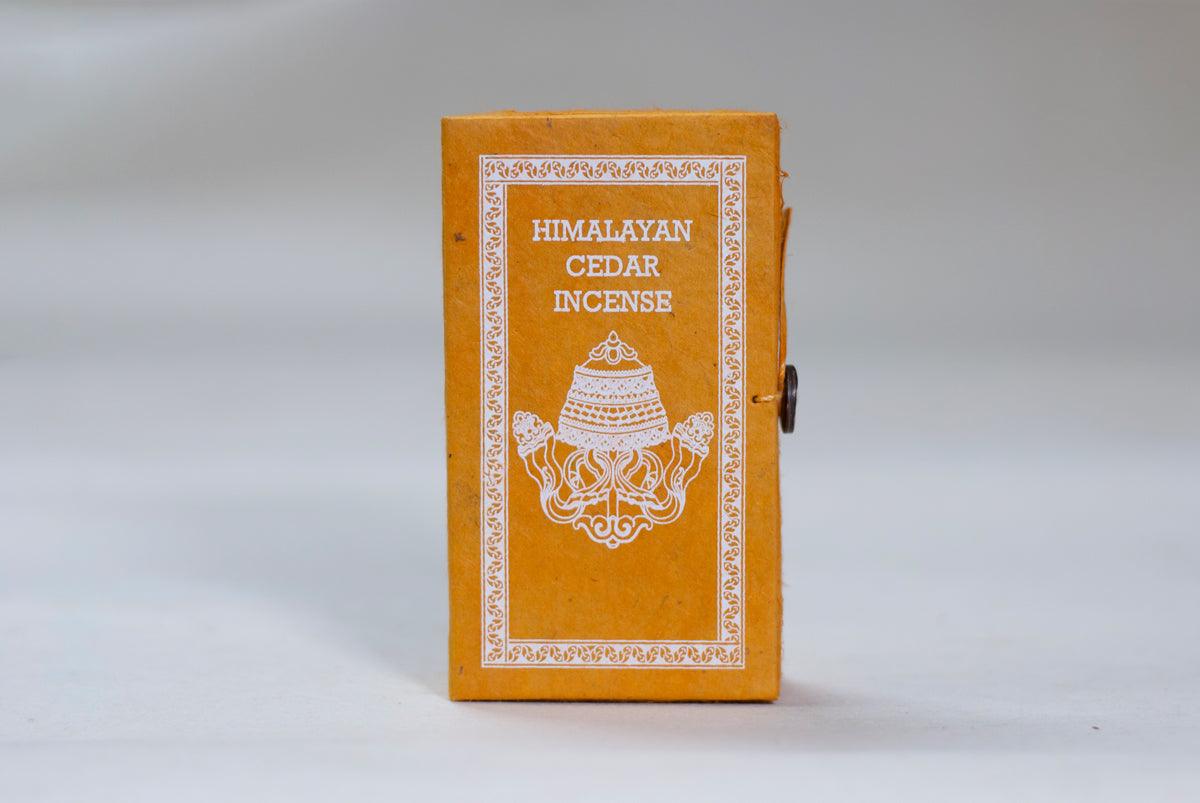 Stupa Incense Himalayan Cedar Incense Box - Label 17 New