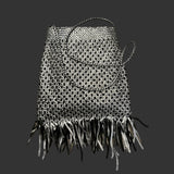 Crossbody Bag Lalla Fringes | Silver