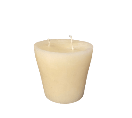 Candle Conic Refill Block, pure Beeswax - Label 17 New